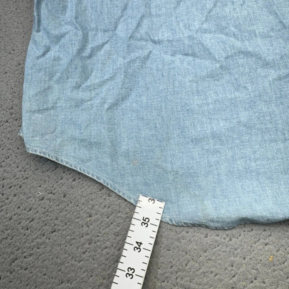 Polo Ralph Lauren Chambray Shirt Mens XXL Blue Button Down Denim Pony Preppy